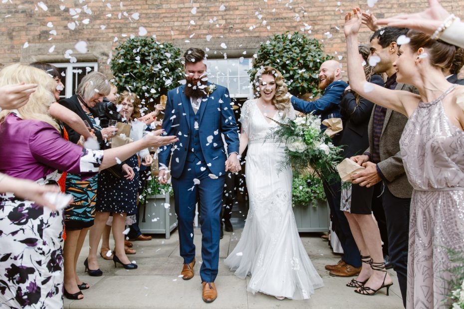 Bride and groom at west mill Nadia Di Tullio