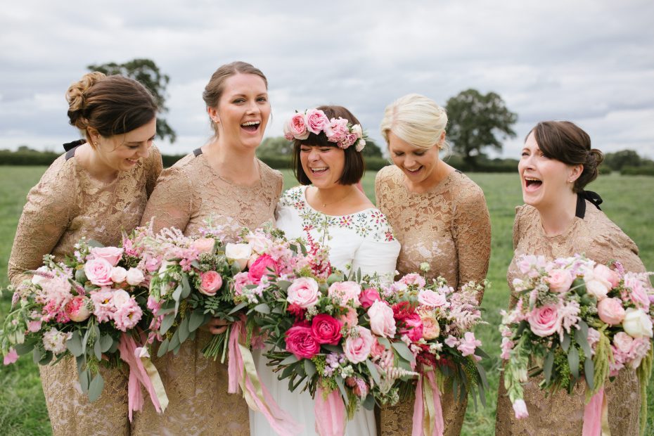 Wedding Flowers - Bouquets at Orchard Farm